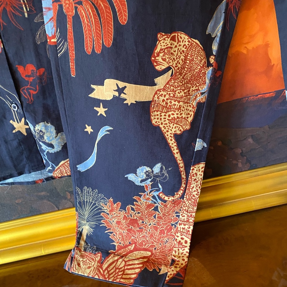 Las Surenas Linen/Cotton Button Down and Pant Set - Picture 6 of 7